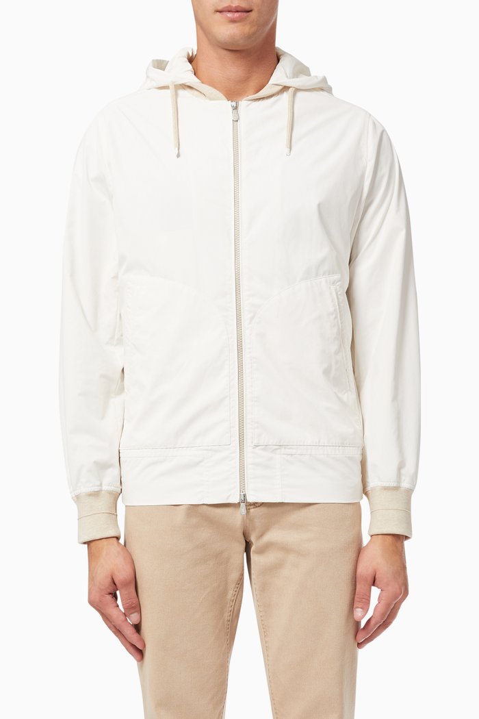 

Water Resistant Zip Hoodie, Neutral