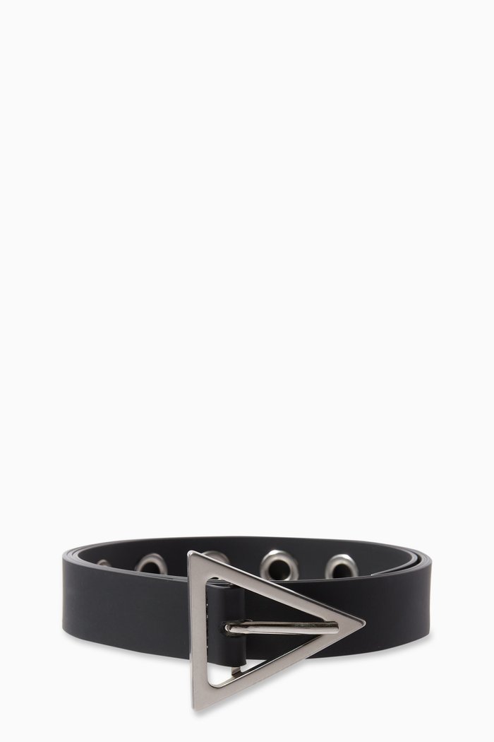 

Belt in Matte Gummy Rubber, Black
