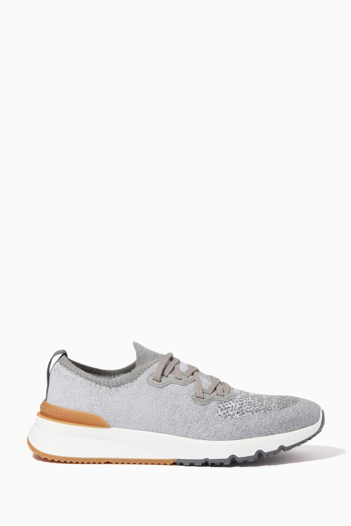 

Runners in Cotton Knit, Grey