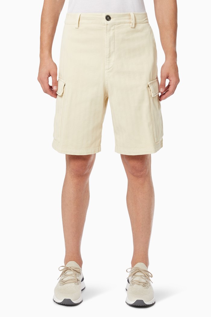 

Bermuda Shorts in Cotton, Blue