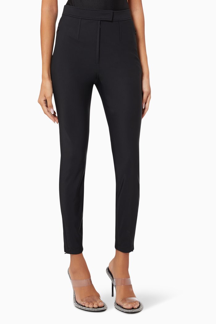 

Tailored Leggings in Stretch Nylon, Black