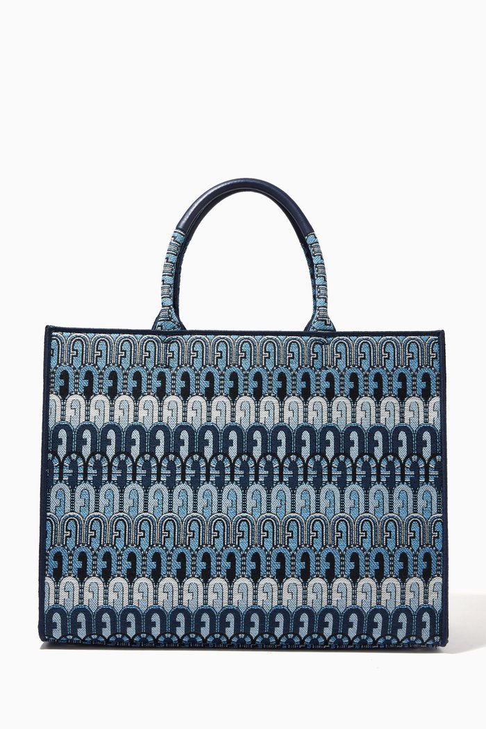 

Furla Opportunity Large Tote Bag in Fabric, Blue