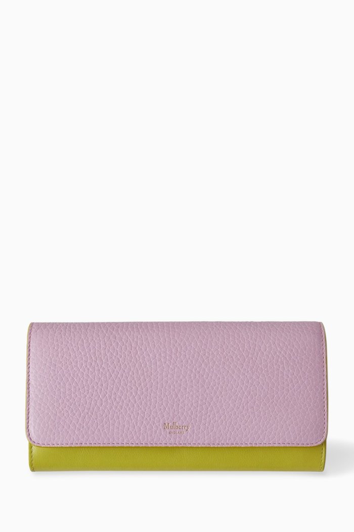 

Continental Wallet in Mixed Leather, Multicolour