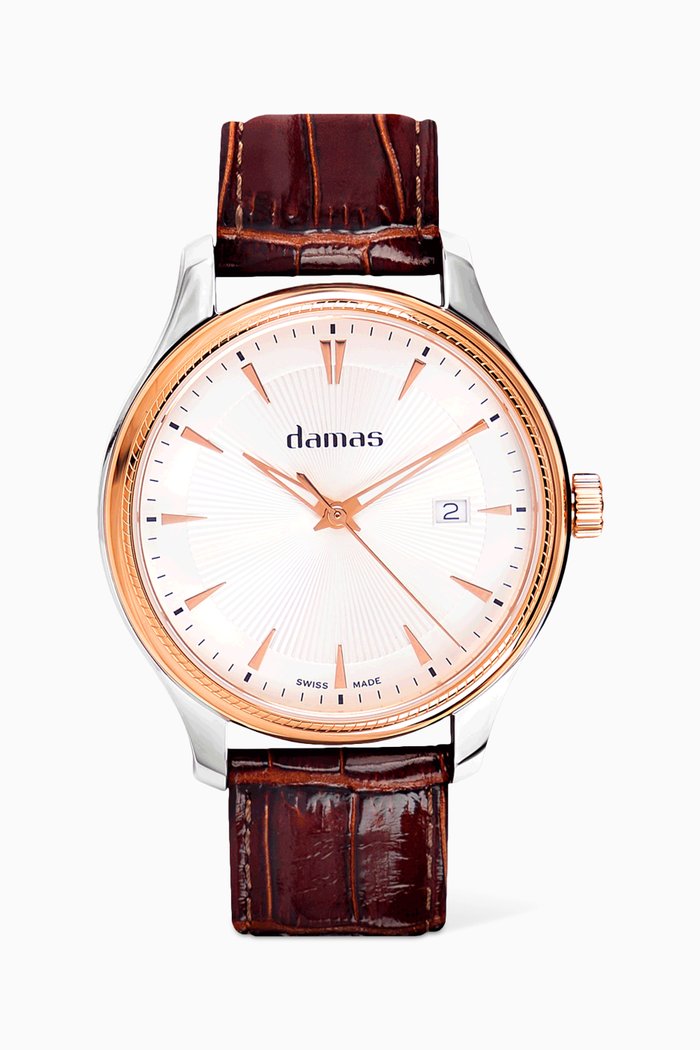 

Classic Watch in Leather, Brown