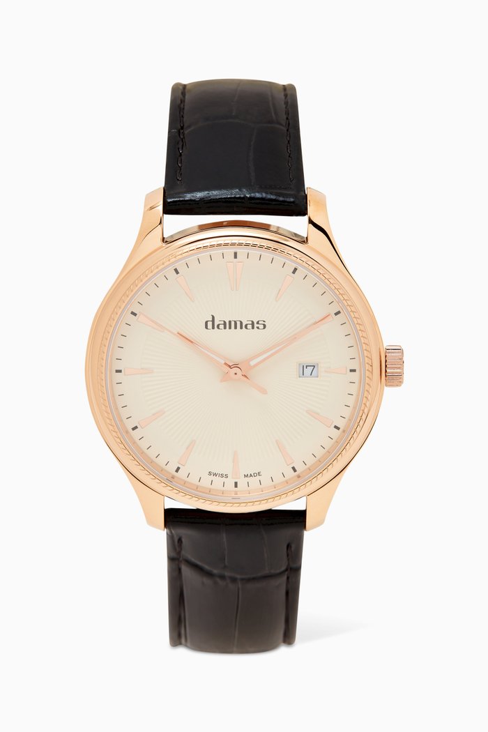 

Classic Watch in Leather, Black