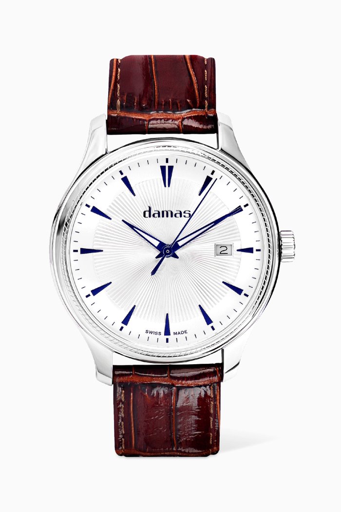 

Classic Watch in Leather, Brown