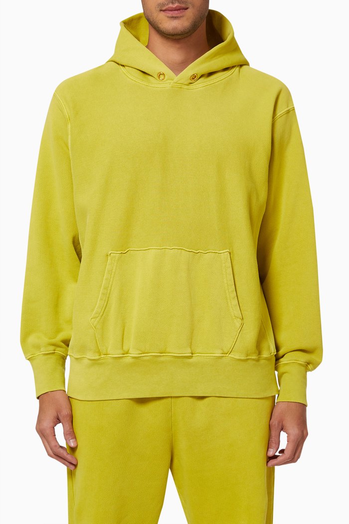 

Crop Hoodie in Fleece, Yellow