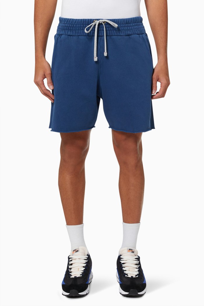 

Yacht Shorts in Brushed Cotton Fleece, Blue