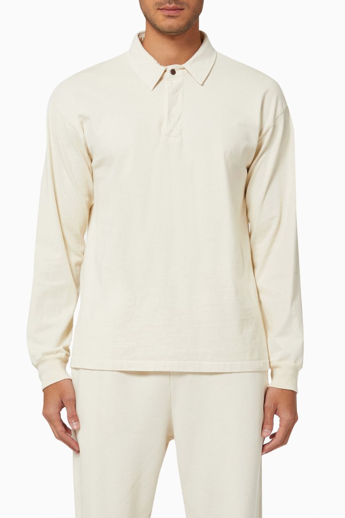 

Rugby Polo T-shirt, White