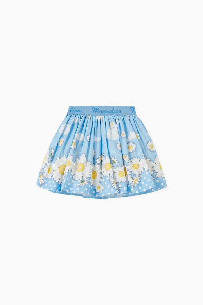 

Daisy Marguerite Skirt in Poplin, Blue