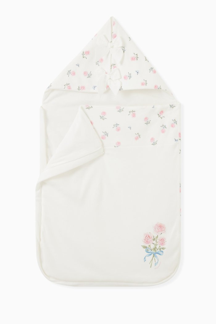 

Little Rose Cotton Sleeping Bag, White
