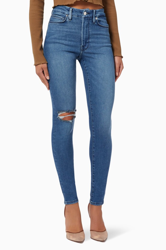 

Always Fits Good Waist Jeans, Blue