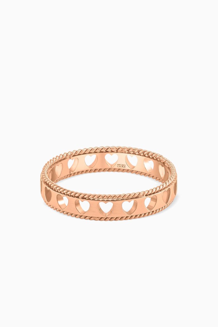 

Heart Compass Ring in 18kt Rose Gold