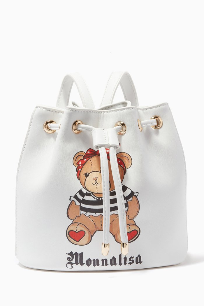 

Teddy Technical Fabric Backpack, White