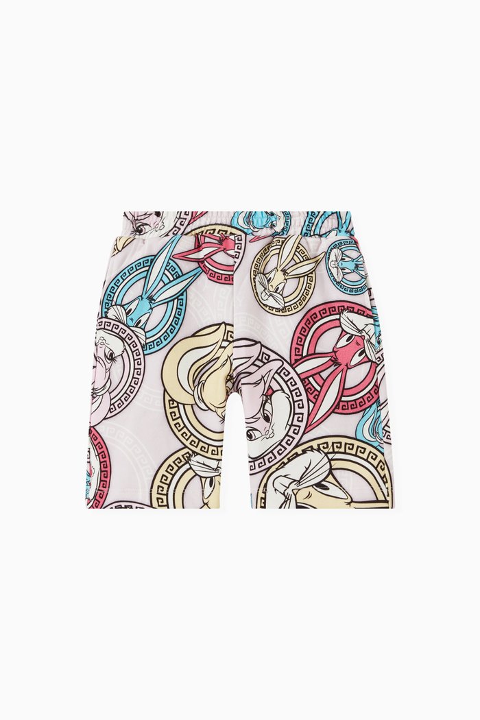

Looney Tunes Bermuda Shorts in Cotton, Purple