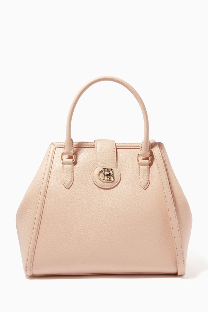 

Tote Bag in Leather, Neutral