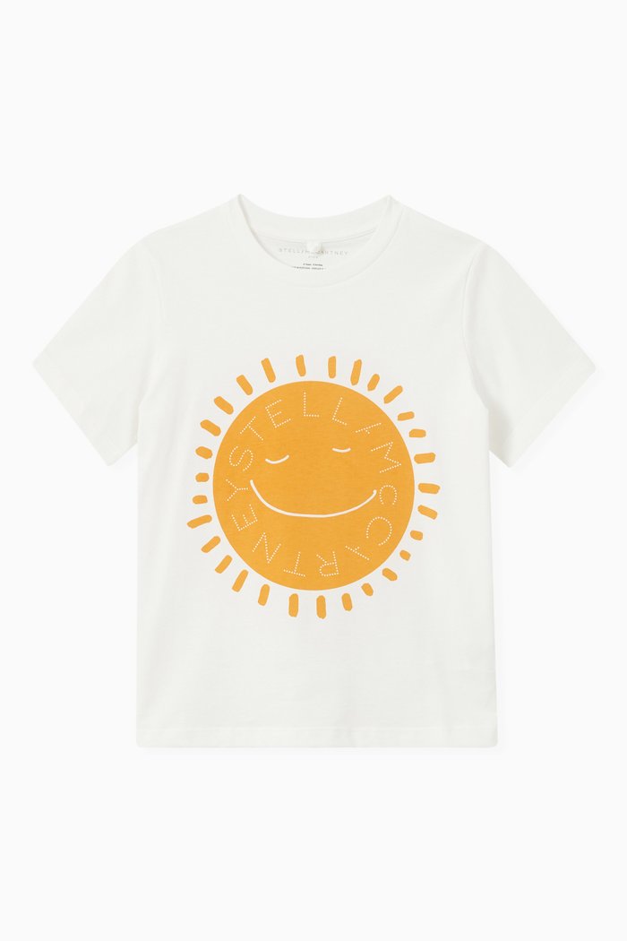 

Logo Print T-Shirt in Sustainable Cotton, White