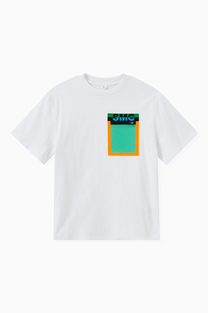 

Logo Print T-Shirt in Sustainable Cotton, White