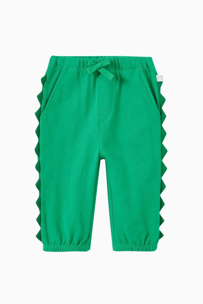 

Zig-Zag Sweatpants in Sustainable Cotton, Green