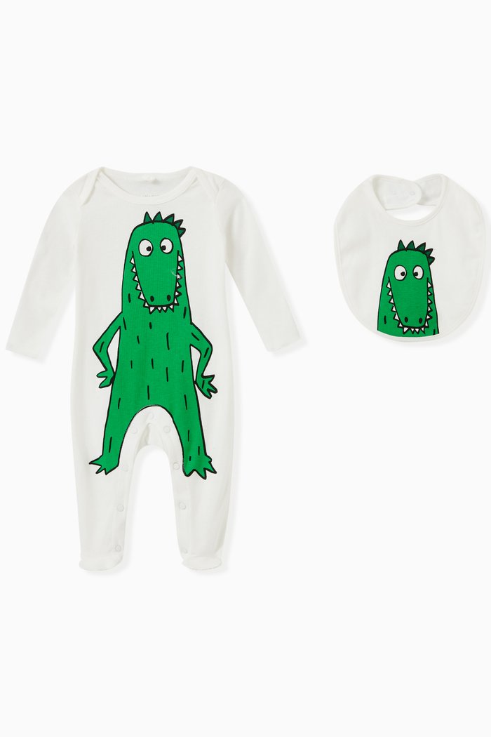 

Sun Smiley Pyjama, Set of 2, White