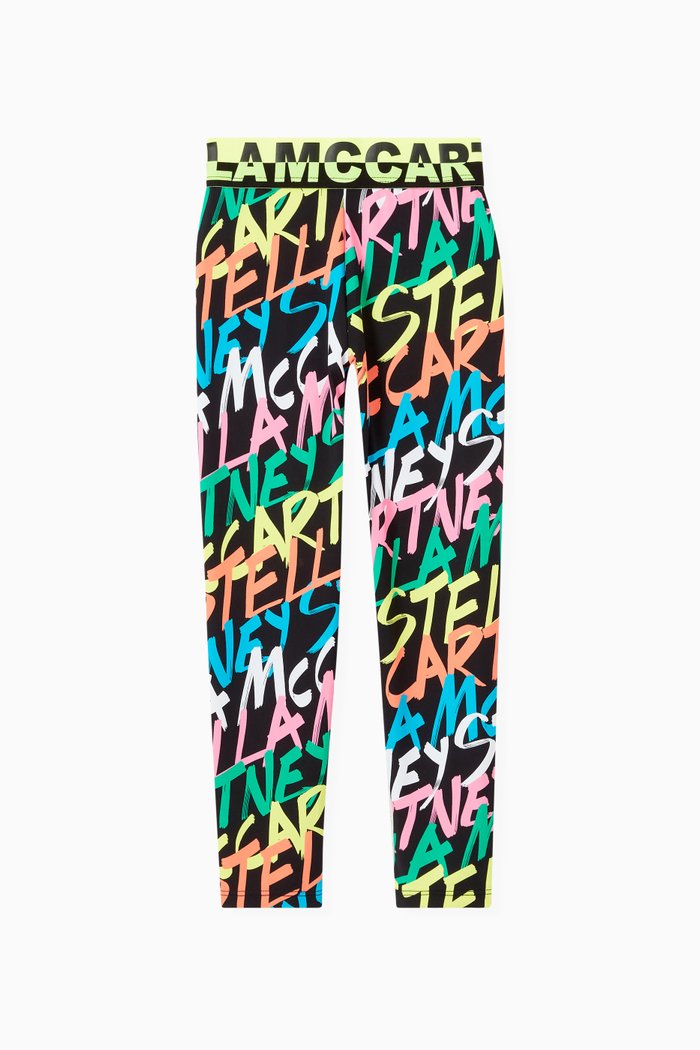 

Logo Print Leggings, Multicolour