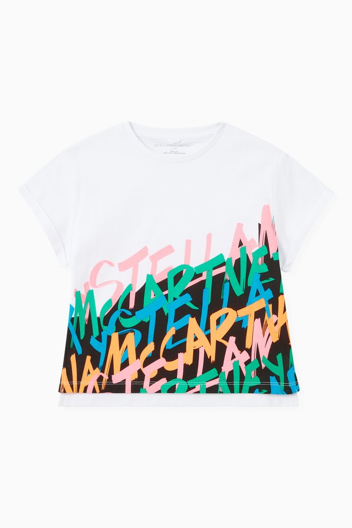 

Logo Lettering T-Shirt in Sustainable Cotton, White