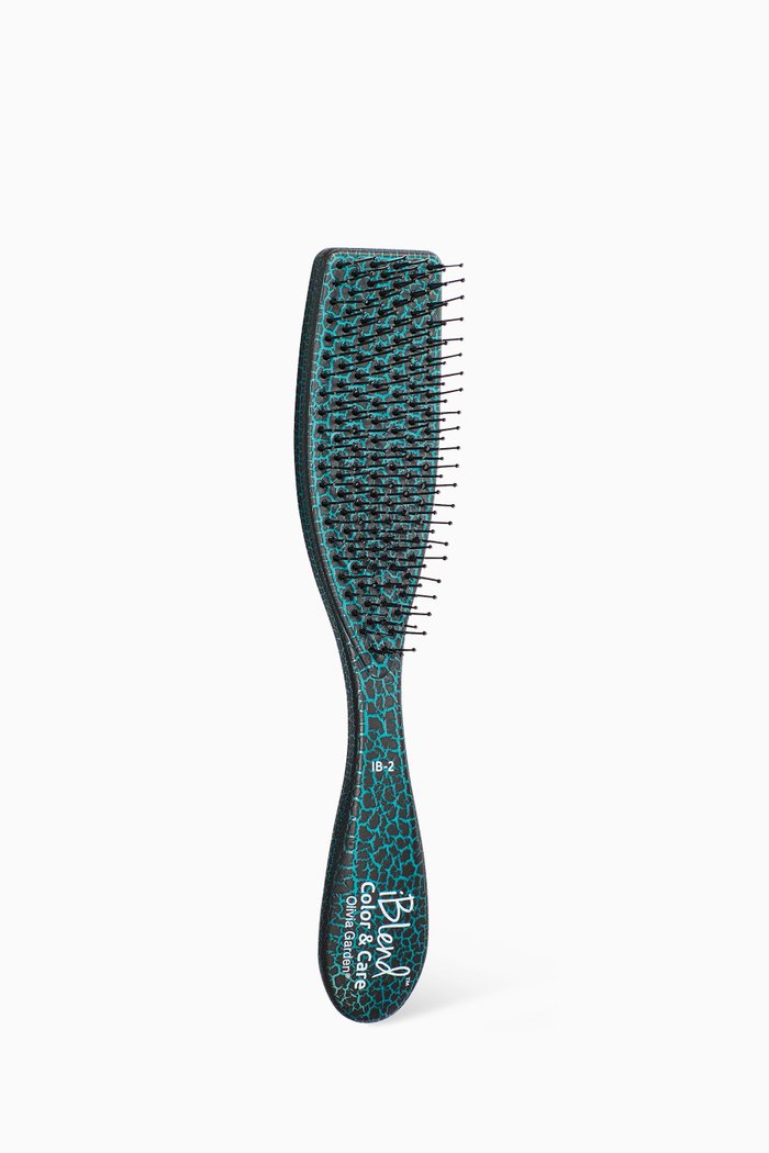 

Olivia Garden iBlend Teal Hair Brush:, Colourless