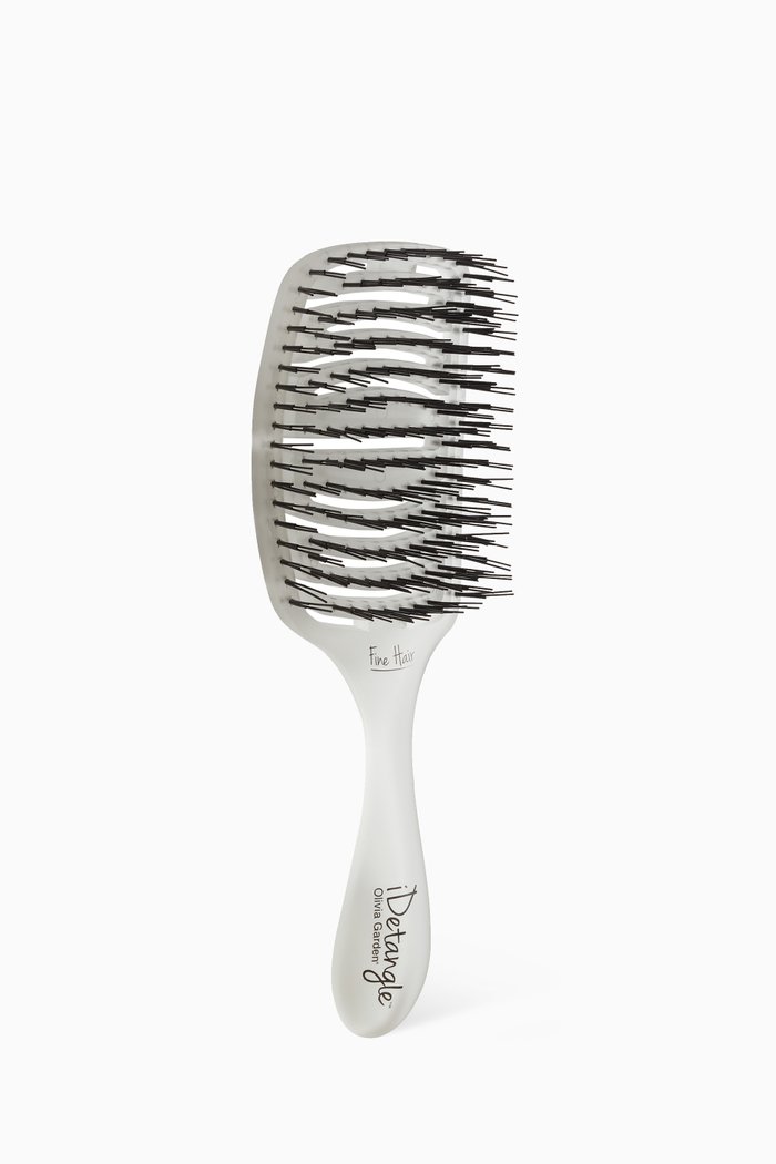 

Idetangle Flexible Vented Detangler for Fine Hair, Colourless