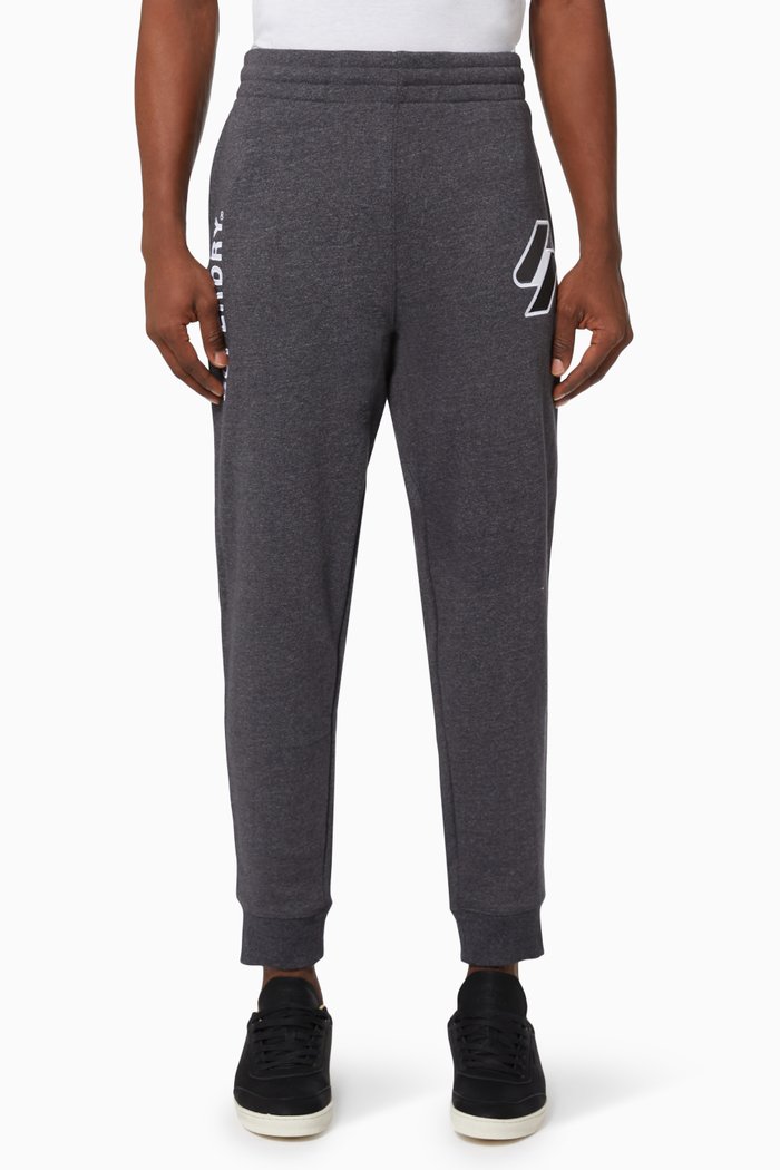

Code Logo Joggers in Cotton, Black