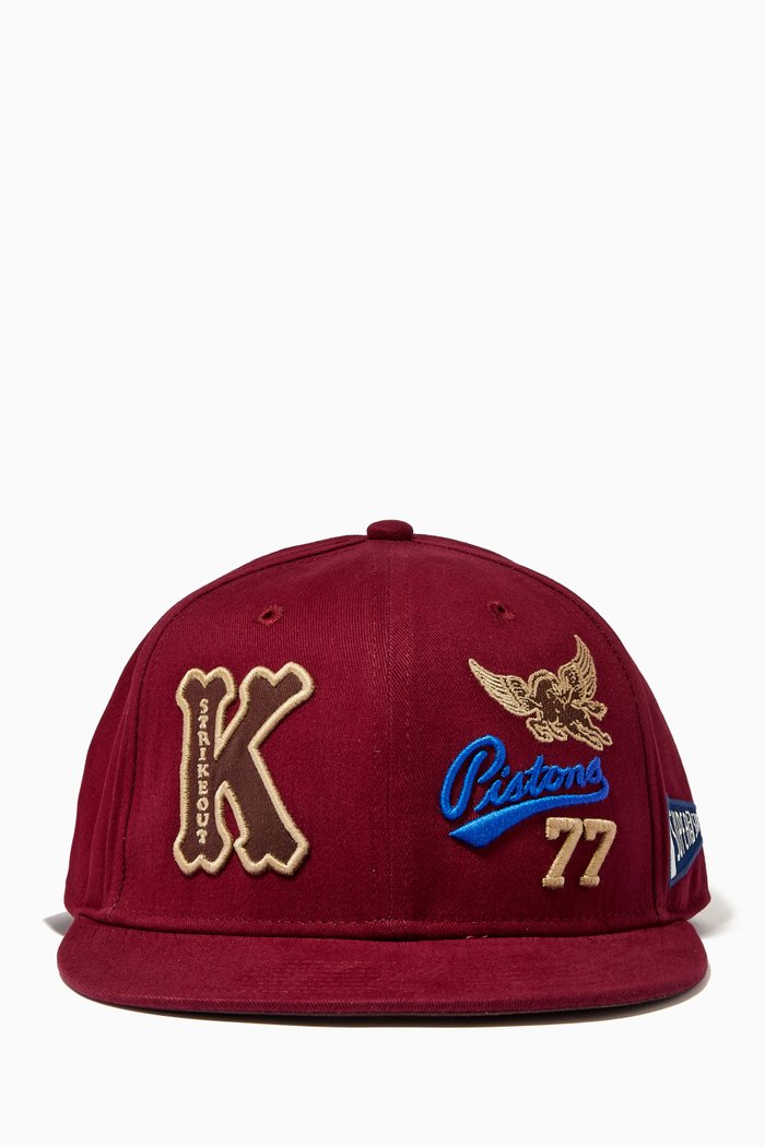 

Source Varsity Trucker Cap in Cotton, Red