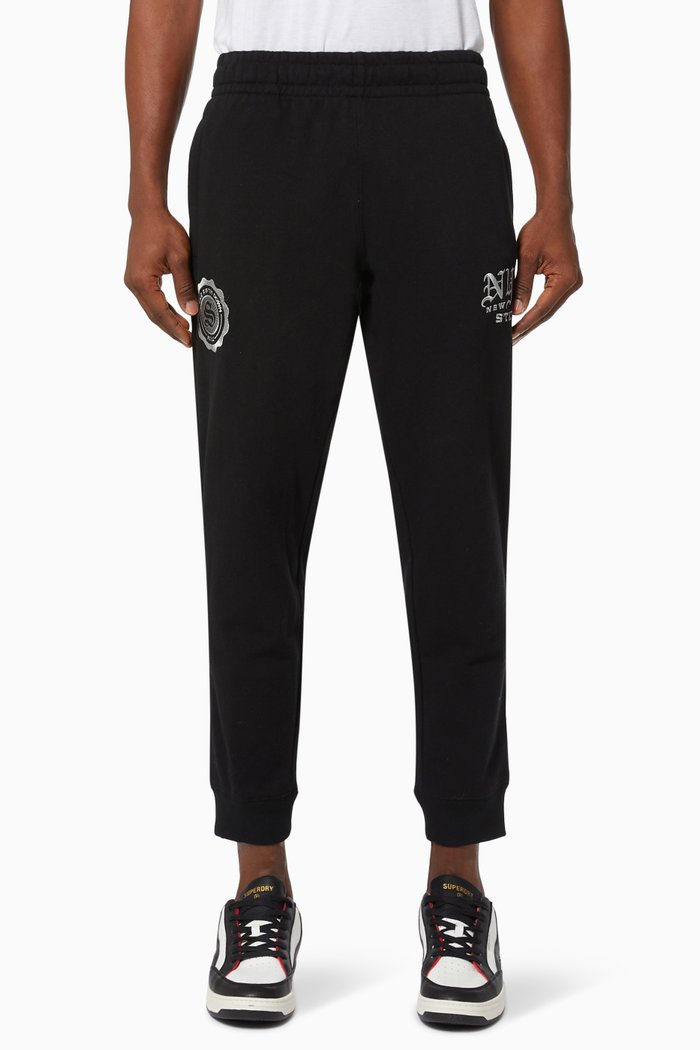

The 5th Down Joggers in Cotton, Black