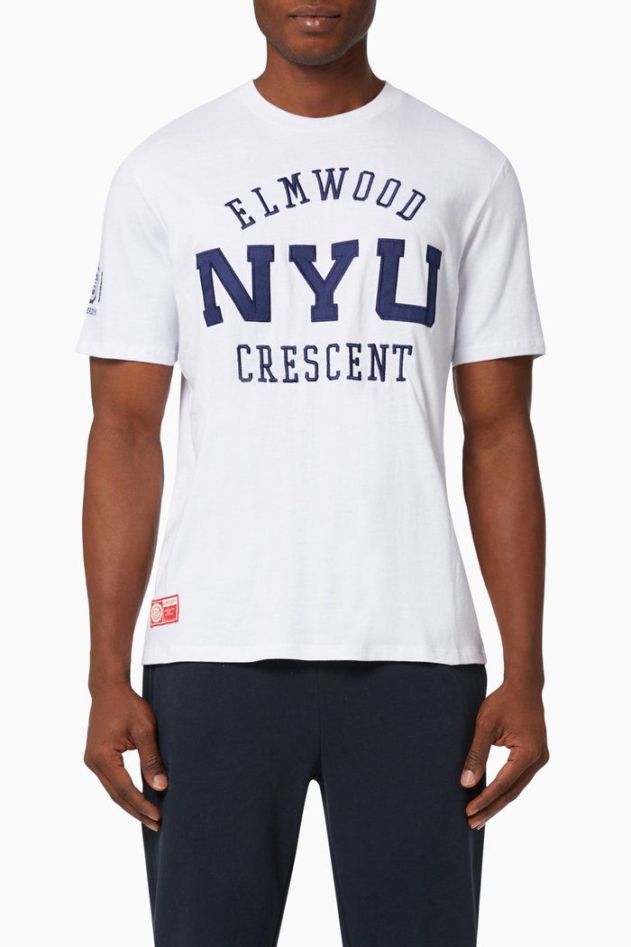 

The 5th Down Graphic T-shirt in Cotton, White