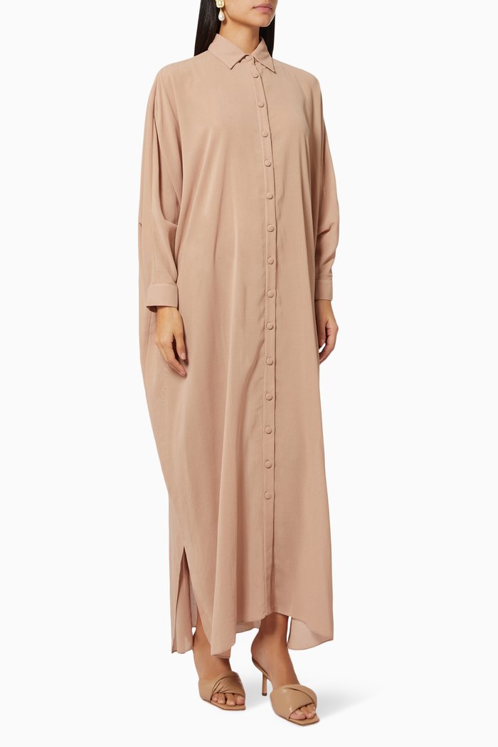 

Lounge Shirt Dress, Pink