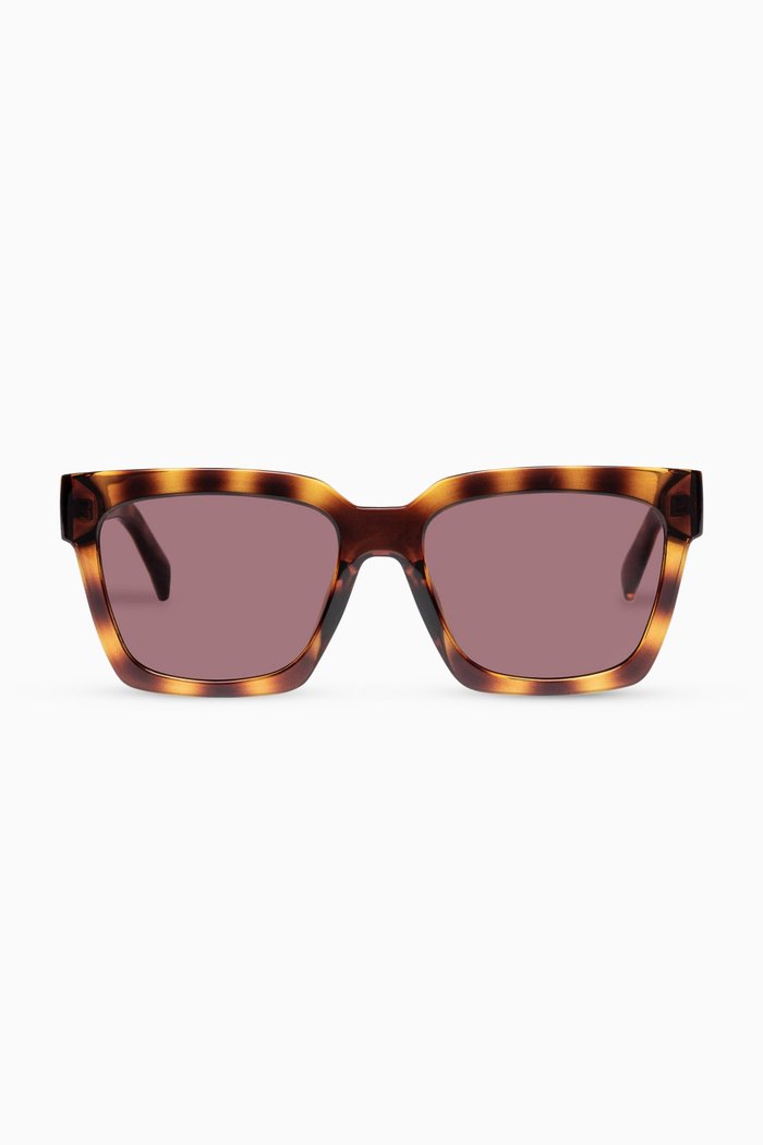 

Weekend Riot Square Sunglasses, Brown