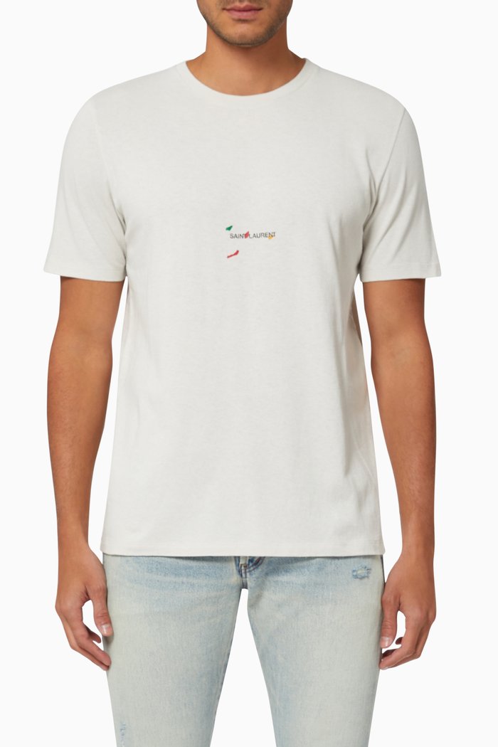 

x ©Bruno V.Roels Rive Gauche T-Shirt in Cotton, White