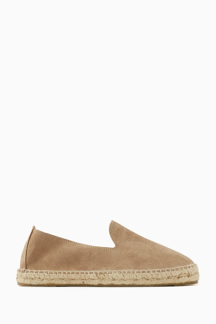 

Hamptons Espadrilles in Suede, Neutral