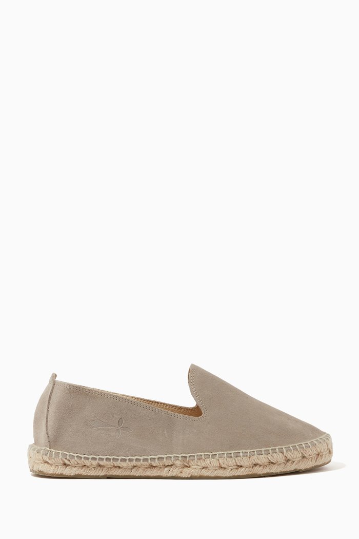 

Hamptons Espadrilles in Suede, Green