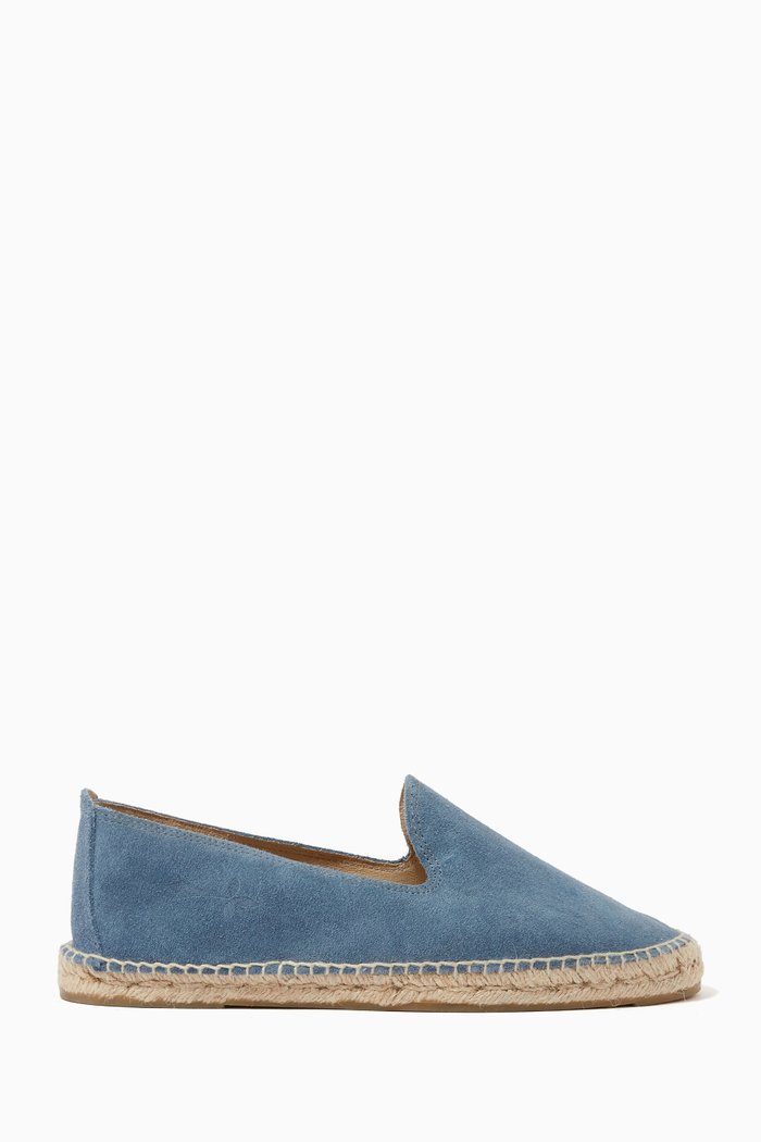 

Hamptons Espadrilles in Suede, Blue