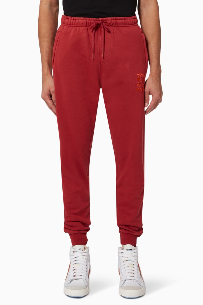 

Lunar Sweatpants in Cotton Fleece, Red