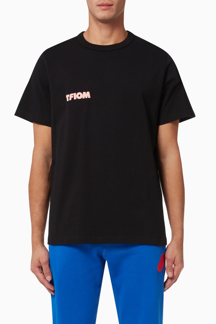 

Campus T-shirt in Cotton Jersey, Black