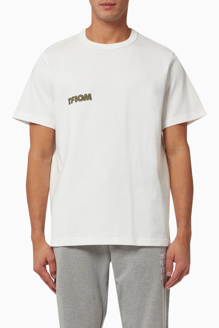 

Campus T-shirt in Cotton Jersey, White