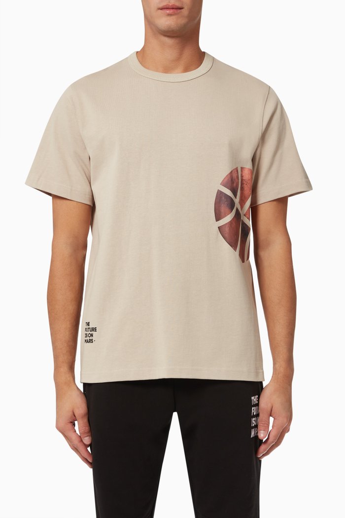 

Mars Ball T-shirt in Cotton Jersey, Grey
