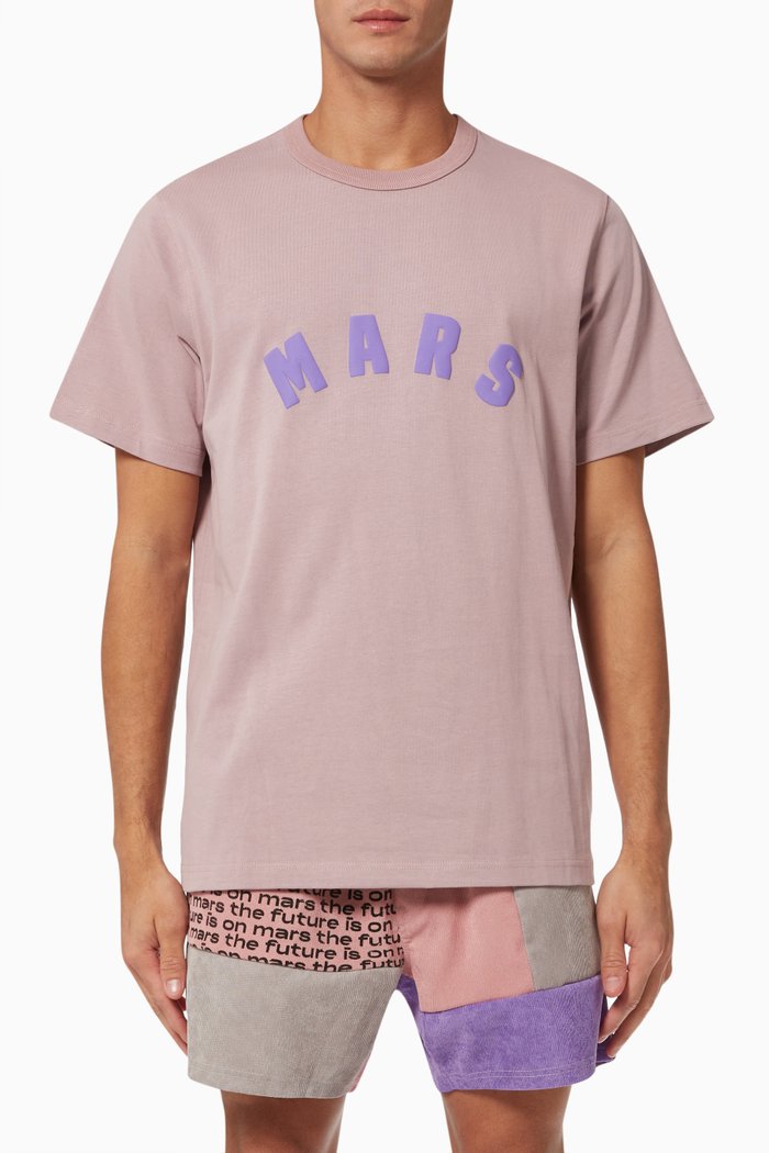 

Mars Arc T-shirt in Cotton Jersey, Purple