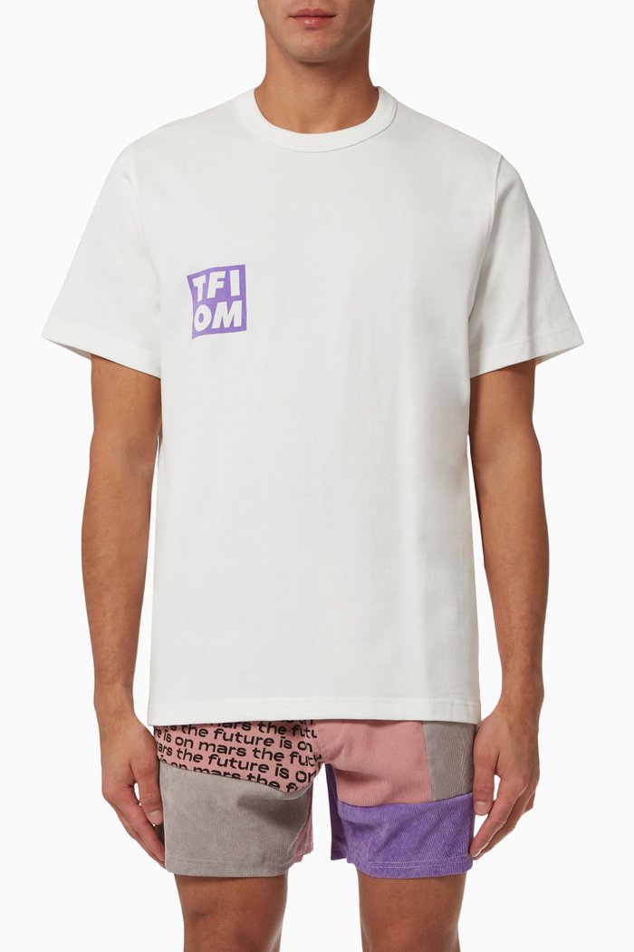 

Box T-shirt in Cotton Jersey, White