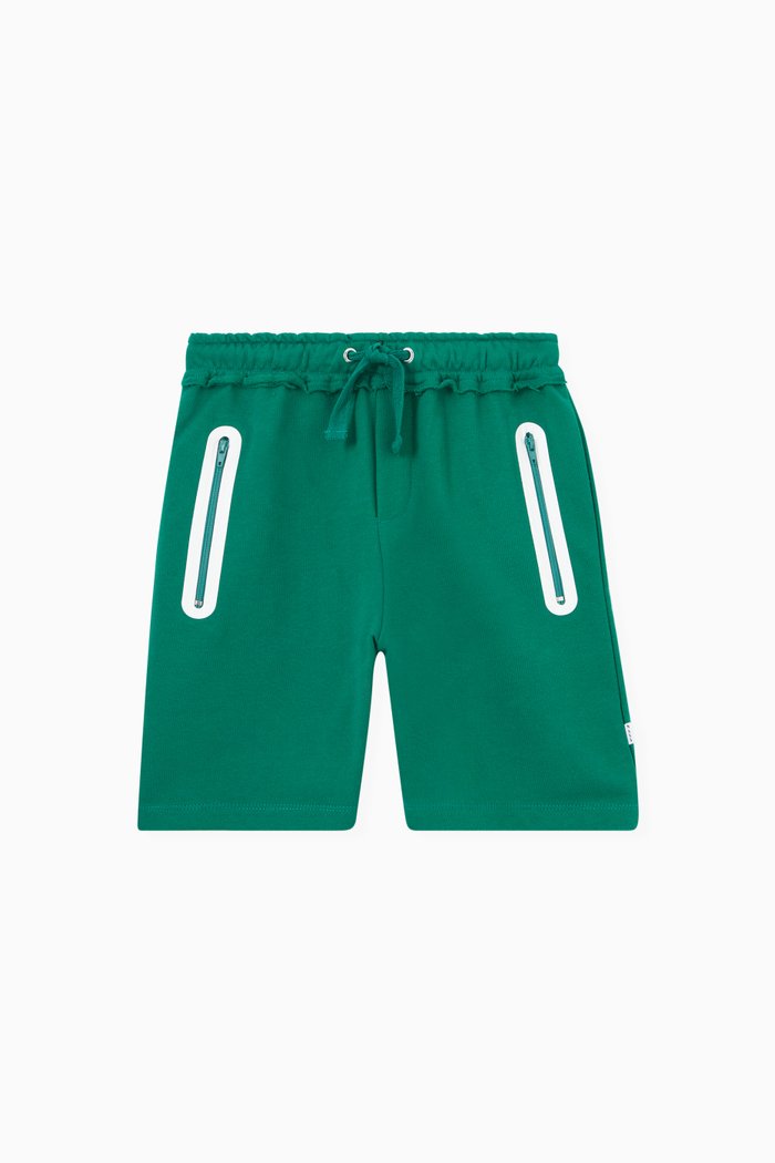 

Raf Shorts in Cotton Fleece, Green