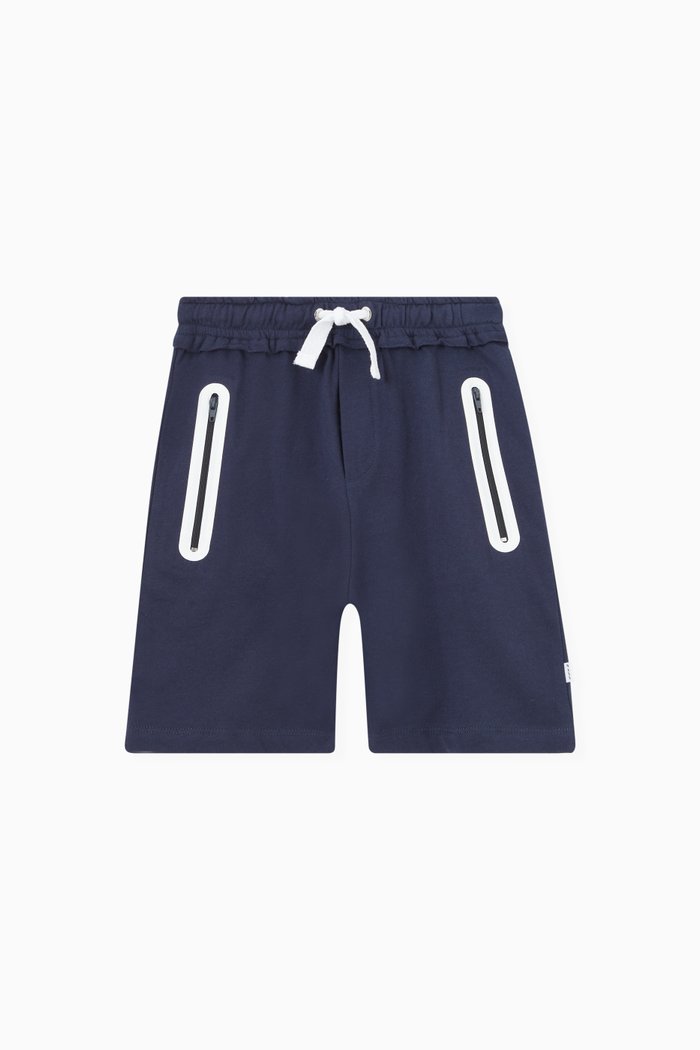 

Raf Shorts in Cotton Fleece, Blue