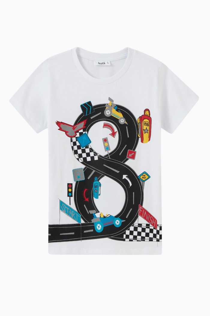 

Thomas T-shirt in Cotton Jersey, White