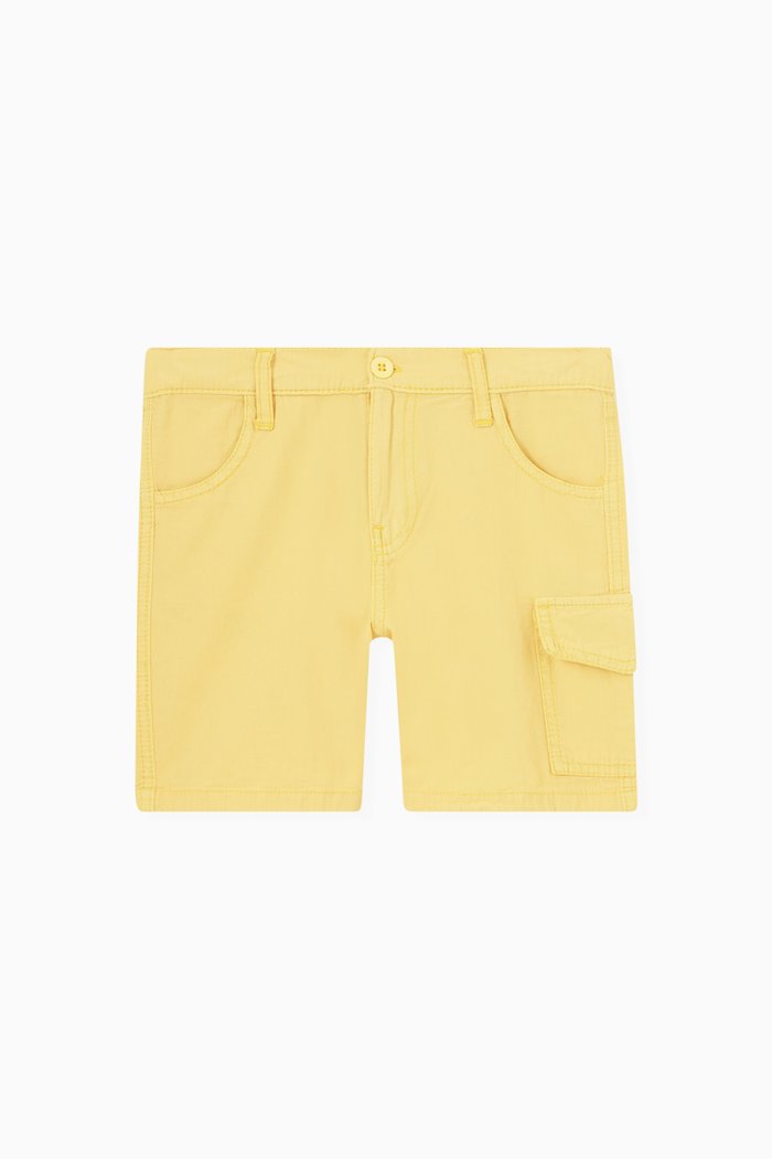 

Robin Shorts in Cotton Gabardine, Yellow