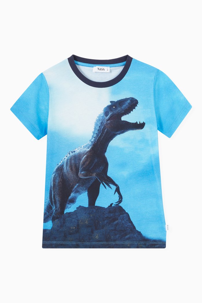 John T-shirt in Cotton Jersey, Blue