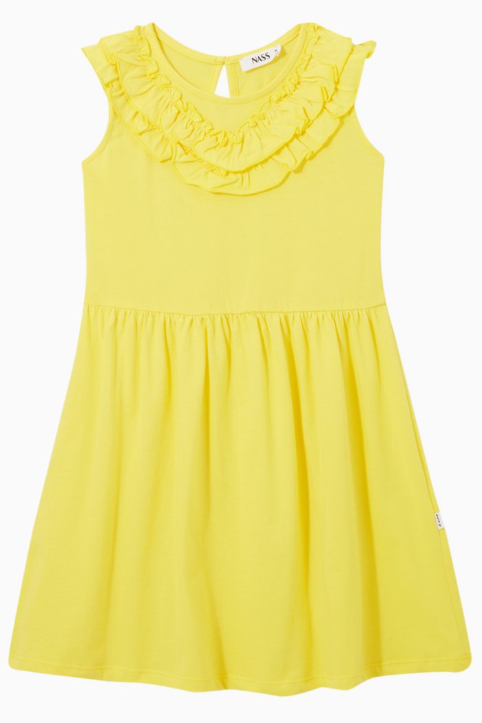 

Haya Dress in Cotton, Yellow